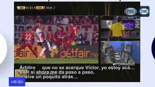 Ahora todo tiene sentido: la conversación entre Víctor Hugo Carrillo y el VAR en el penal de River Plate [VIDEO]