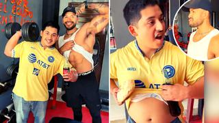 Video viral: Albañil se pone a cargar pesas y sorprende a chico fitness en el gimnasio