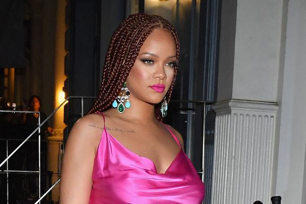 When Rihanna arrived at the launch event for the upcoming FENTY collection at The Webster on June 18, 2019 in New York City (Photo: Angela Weiss/AFP)