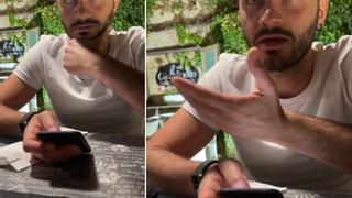 Le dice a su novio italiano que quiere piña en una pizza y la reacción de este se vuelve viral