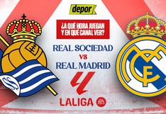 Real Madrid vs. Real Sociedad: a qué hora juegan  y en qué canal ver el partido de LaLiga