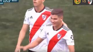 ¡Dejó en ridículo al arquero! Golazo de Julián Álvarez para el 1-0 de River Plate ante América [VIDEO]
