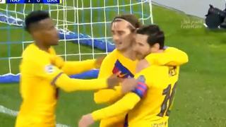 Con la coja: Griezmann anotó empate 1-1 para Barcelona frente al Napoli en San Paolo [VIDEO]