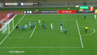 ¡Inatajable! Juan Sforza anotó el 1-0 de Argentina contra Uruguay por el Sudamericano Sub 17 [VIDEO]