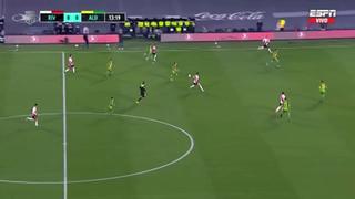 Derechazo inatajable: Julián Álvarez abre el marcador para River vs. Aldosivi [VIDEO]