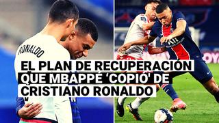Para ser el mejor del mundo: el trabajo de recuperación que Mbappé ‘copió' de Cristiano Ronaldo