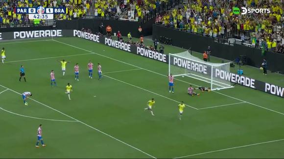 Gol de Savinho para el 2-0 de Brasil vs. Paraguay. (Video: DSPORTS)