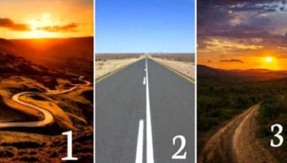 Elige uno de los caminos y descubre cómo te irá en el futuro según tu respuesta en el test visual (Foto: Facebook).