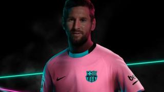 Lionel Messi fue descrito como una cabra en la presentación de la nueva indumentaria de Barcelona