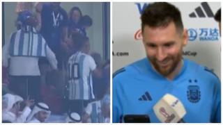 Cuánta emoción: la imperdible reacción de Messi al ver festejar a su familia