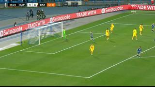 Sirvió de poco: Politano anotó 4-2 final en Barcelona vs. Napoli por la Europa League [VIDEO]