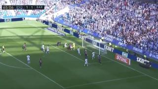 Suerte de campeón: Barcelona remontó en dos minutos tras terrible salida de Rulli y gol de Dembélé [VIDEO]