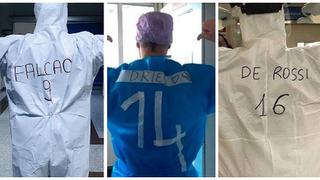 Una imagen bien curiosa: los futbolistas 'presentes’ en los hospitales [FOTOS]