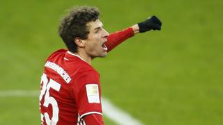 El Bayern recupera a Thomas Müller: el alemán volvió a entrenar tras superar el coronavirus
