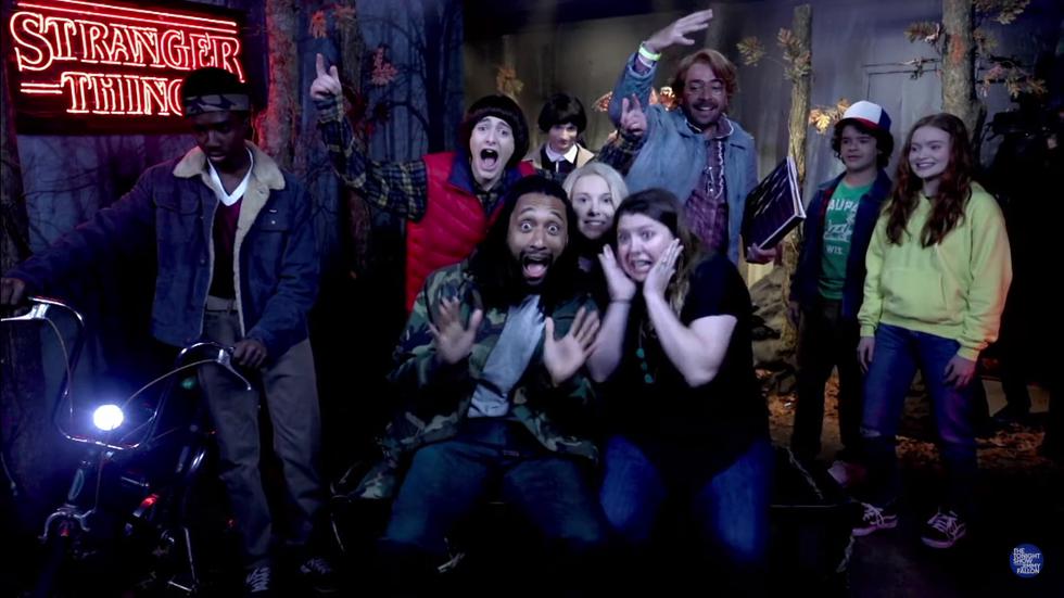 “Stranger Things”: actores fingen ser estatuas de cera en el Madame Tussauds y sorprenden a fans (Foto: Captura de pantalla)