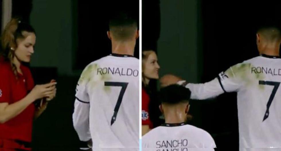 Otra vez Cristiano Ronaldo no quiso foto: su reacción a pedido de hincha [VIDEO]