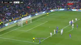 Nadie lo vio, pero el VAR cobró: Ferran Torres marca el 1-1 del Barcelona vs. Napoli [VIDEO]
