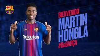 Un fichaje más... para la filial: Barcelona oficializó al camerunés Martín Hongla como su nuevo refuerzo