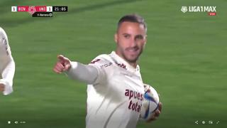 Sigue fino frente al arco: el gol de Herrera para el 1-1 entre Universitario y Binacional [VIDEO]