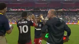 Casi tres meses después: ‘Orejas’ Flores volvió a jugar en DC United [VIDEO]