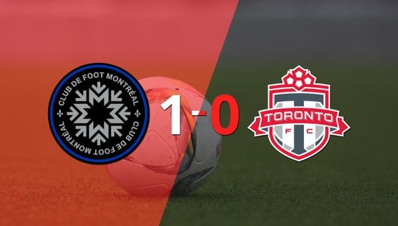 Con lo justo, CF Montréal venció a Toronto FC 1 a 0 en el estadio Stade Saputo
