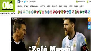 Perdón a 'D10s': así informaron los medios del mundo al FIFA quitarle la sanción a Messi