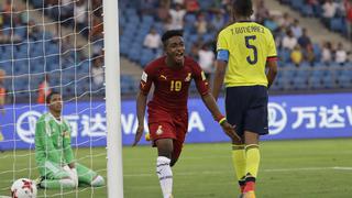 Colombia perdió 1-0 con Ghana en New Delhi por la fecha 1 del grupo A del Mundial Sub 17