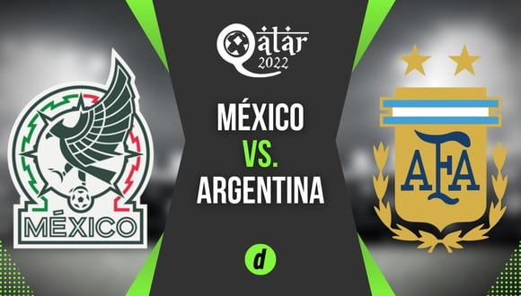 México vs. Argentina: fecha, horarios y canales del partido por el Mundial de Qatar 2022 (Foto: Depor).