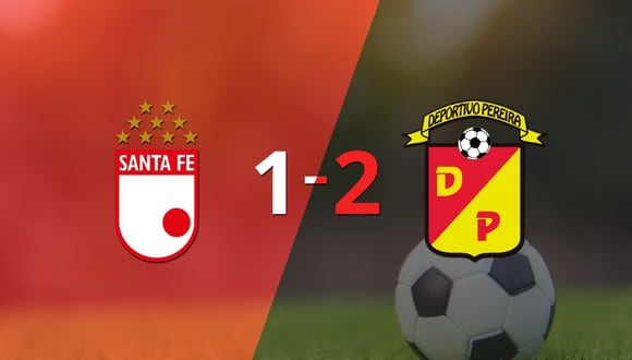 A Pereira le alcanzó con un gol para vencer por 2 a 1 a Santa Fe