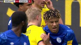 Qué buen ‘francés’: el insulto de Todibio a Haaland en el Dortmund vs Schalke 04 que se ha hecho viral 