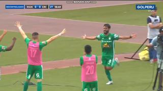 ¡Gran pase de Corozo! Gol de Sosa para el 1-0 de Sporting Cristal vs. Carlos A. Mannucci