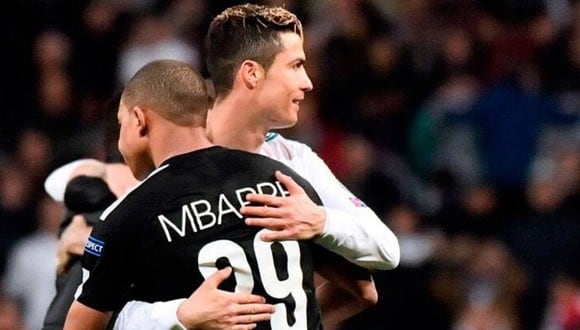Kylian Mbappé y Cristiano Ronaldo se han enfrentado a nivel de clubes y selecciones. (Foto: AFP)