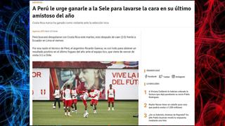 Perú vs. Costa Rica en VIVO:así vive la prensa 'Tica' el amistoso con la 'Bicolor' en Arequipa [FOTOS]