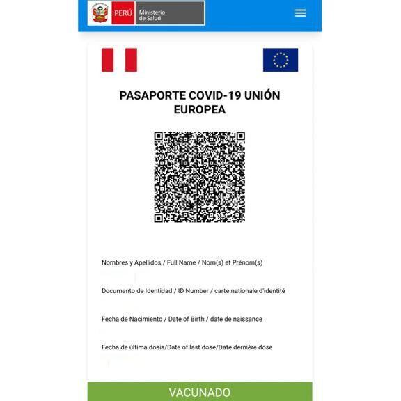 Pasaporte COVID-19