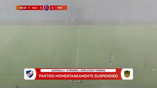 Tras una tormenta eléctrica: el duelo entre Peñarol vs. Nacional quedó suspendido [VIDEO]