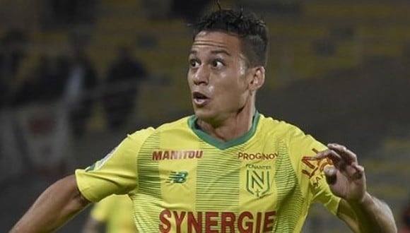 Cristian Benavente participó en 12 partidos de Nantes en la temporada 2019-20 de la Ligue 1. (Foto: AFP)