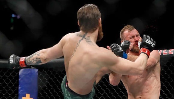McGregor vs. Cerrone: el irlandés se hizo de la pelea por el peso welter de la categoría. (Getty)