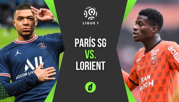 PSG y Lorient se ven las caras por la Jornada 14 de Ligue 1. (Depor)