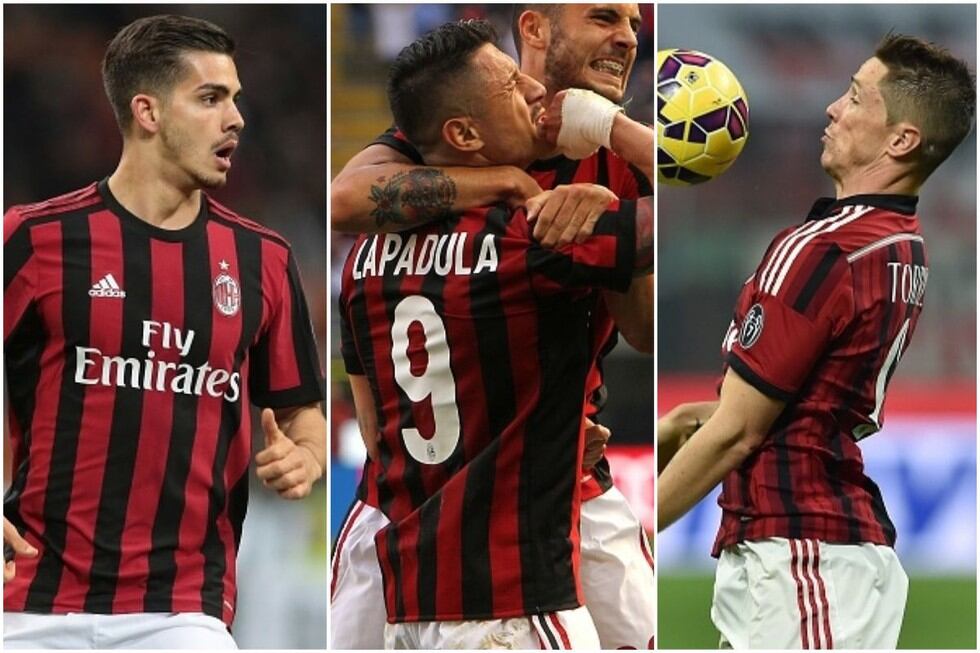 Los delanteros que no brillaron en el AC Milan llevando la '9' en la espalda. (Getty)