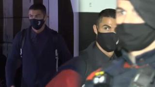 “Siuuuuu”: los gritos a Cristiano Ronaldo a su llegada a Barcelona con Juventus [VIDEO]