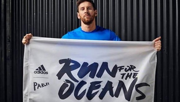 Campaña invita a correr para donar kilómetros por un  océano libre de plástico. (Adidas)