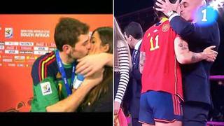 Durante festejos de España: presidente de la RFEF besó en la boca a Jennifer Hermoso