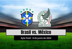 ¿A qué hora jugó y qué canal transmitió Brasil vs. México por amistoso FIFA?