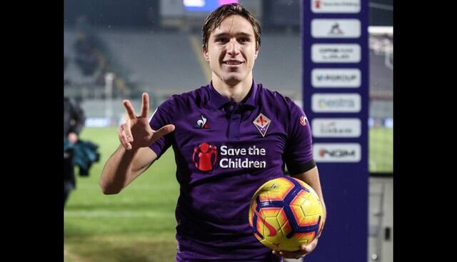 13.- Federico Chiesa (Fiorentina), en 66.6 millones de dólares. (Foto: AFP)