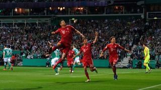 Bayern Múnich derrotó 3-2 al Werder Bremen y ya está en la final de la Copa Alemana
