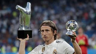 Luego de vencerlo: Modric reveló el mensaje de Cristiano Ronaldo tras ganar el trofeo de la UEFA