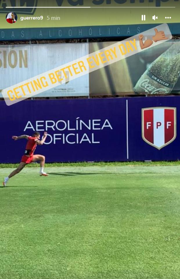 Paolo Guerrero sigue entrenando en la Videna (Foto: Instagram)