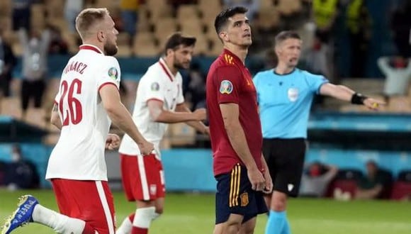 España empató 1-1 con Polonia en la Jornada 2 de la Eurocopa 2021. (Foto: Twitter)