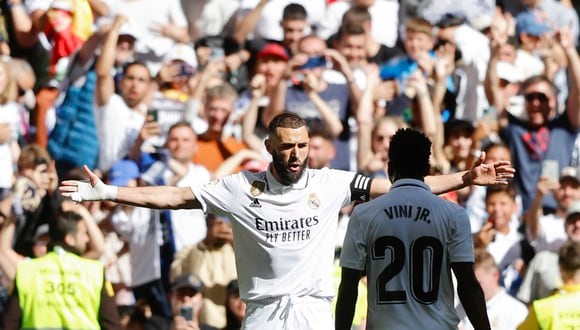 Real Madrid venció a Valladolid en el Bernabéu por la fecha 27 de LaLiga Santander. (Foto: EFE)