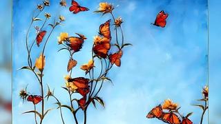 Test visual de la mujer, flores y mariposas: responde qué viste y descifra tus sueños